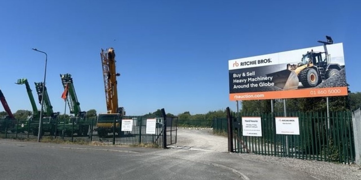 L'apertura nel 2025 del piazzale di Mullingar ha segnato il primo insediamento di Ritchie Bros. in Irlanda